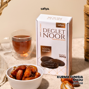 Safiya Kurma Tunisia Madu 500 Gram Deglet Noor Tunisia Premium