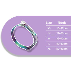 HamshMoc Dog Collar Quick Buckle Adjustable D Ring Skin Friendly Nylon For All Breeds