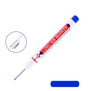 20mm Deep Hole Marker Pens Waterproof Long Tip Head Markers Metal Perforating Pen Extra Fine Tip Oil Marker Woodworking Marker Pens Extension Marker White Black Red Acrylic Paint Pens