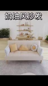 Foldable Sofa Bed Lazy Sofa Set 123 Seater Small Apartment Living Room Apartment Economy Sofa Sofa Single Double Sofa Modern Bedroom Living Room Light Luxury Sofa