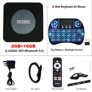 New Mecool KM2 Plus Android 11.0 TV Box Amlogic S905X4 Quad Core Cortex A55 DDR4 Dolby Audio 4K HDR 2.4G&5G Wifi Bluetooth 2GB 16GB Smart Media Player Support Voice Assistant 2022 Set Top Box