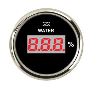 52mm Digital Water Level Gauge Waterproof Car Boat Water Tank Level Gauge 0~190 ohm Indicator with Backlight fit for 9~32V