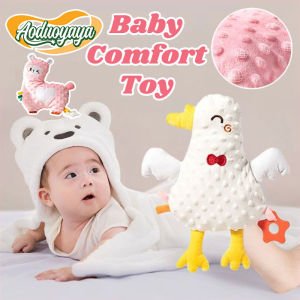 Aoduoyaya Baby Soothing Towel Doll with Teether Can Bite Baby Comfort Toy Baby Sleeping Toy Plush Toy 安抚娃娃
