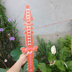 Đồ Chơi Kiếm Minecraft Kim Cương Có Đèn Led Nhạc An Toàn Cho Bé GIAO MÀU NGẪU NHIÊN KÈM PIN