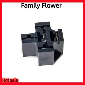 Family Flower Flash Sale รถยนต์รถยนต์ Auto 40A 4 5 6.3 PIN SPDT RELAY SOCKET CONNECTOR อะแดปเตอร์ PCB Board MOUNT BASE Holder พร้อมขั้วมม