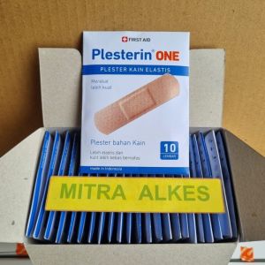 Plesterin ONE isi 10 ONE MED. Plester Strip Kain Elastis OM. Plester Luka isi 10 OneMed.