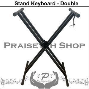 Stand Keyboard Double Bar Impor Midi Synthesizer