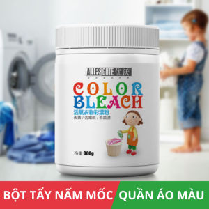 Bột Tẩy Mốc Quần Áo An Toàn Cho Em Bé Tẩy Vết Ố Vàng Quần Áo Màu Đa Năng Hương Thơm Dịu Nhẹ
