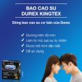 Bao Cao Su Durex Kingtex Ôm Sát Bôi Trơn Size 49mm Kingtex Hasaki Sản Phẩm Chính Hãng. 