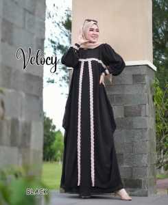 Gamis Wanita Terbaru Velocy: Baju Muslim Kasual Trendy Murah