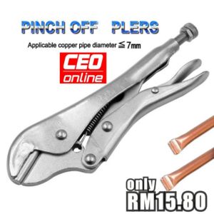 CEO 🇲🇾 7" Pinch off Plier CT-201 Picit Plier Refrigerator tool Access Valve Flaring Tool Manifold Gauge R134a R600a Gas