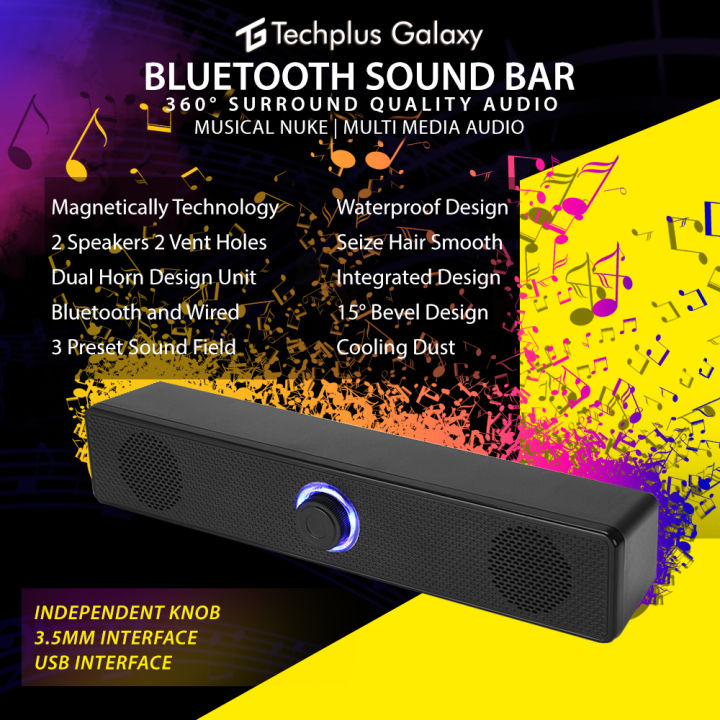 Small High Quality Bluetooth Speaker 【High Quality】 Bluetooth Wireless Wired Desktop Speaker USB 3.5mm Small