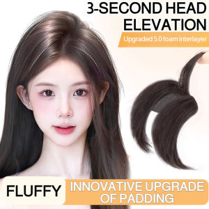 Womens head wig piece with volume increase