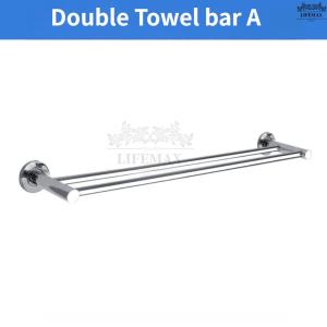 [SG Seller]T-Shape 304 Stainless Steel Towel Rack T-Shape Towel Rack - Foldable Towel Bar Polished/Matte Black for Bathroom