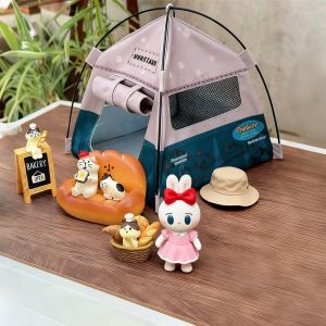 PURETEN 1:12 Scale Camping Tent Model Simulated Oxford Cloth Photo Props Tent Toy Model Mini Miniature Doll Tent Dollhouse Ornament