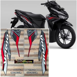 striping original Honda Vario 125 Hitam tahun 2022 2023