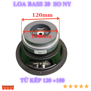 Củ loa bass 20 Sony từ kép công suất 250w côn 38 hàng chất lượng - giá 1 chiếc
