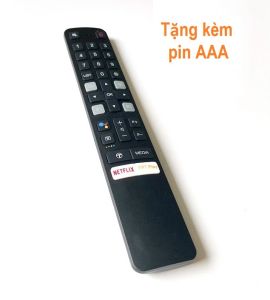 Remote Dùng Cho TV TCL Điều Khiển Tivi Thay RC901V FMR7 Không Giọng Nói Smart Netflix FPT Play Kèm Pin AAA