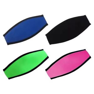 CHUAN Vải Neoprene Dây đeo khẩu trang Hình Dáng Rộng Bảo vệ tóc Dây đai cầm nắm Mềm mại Nhiều màu sắc Khăn quấn đầu Lặn với ống thở