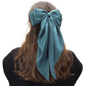 Satin Ribbon Headwear Big Bows Hairpin Spring Clips Hair Accessories for Women Girls Trendy Korean Spring Summer Headwear  2024