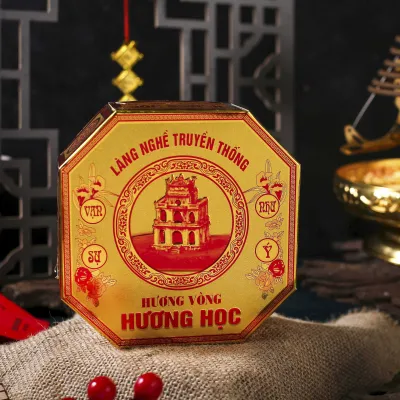 Nhang Vòng 1 Ngày Trầm Hương Thảo Mộc Sạch 10nén/hộp
