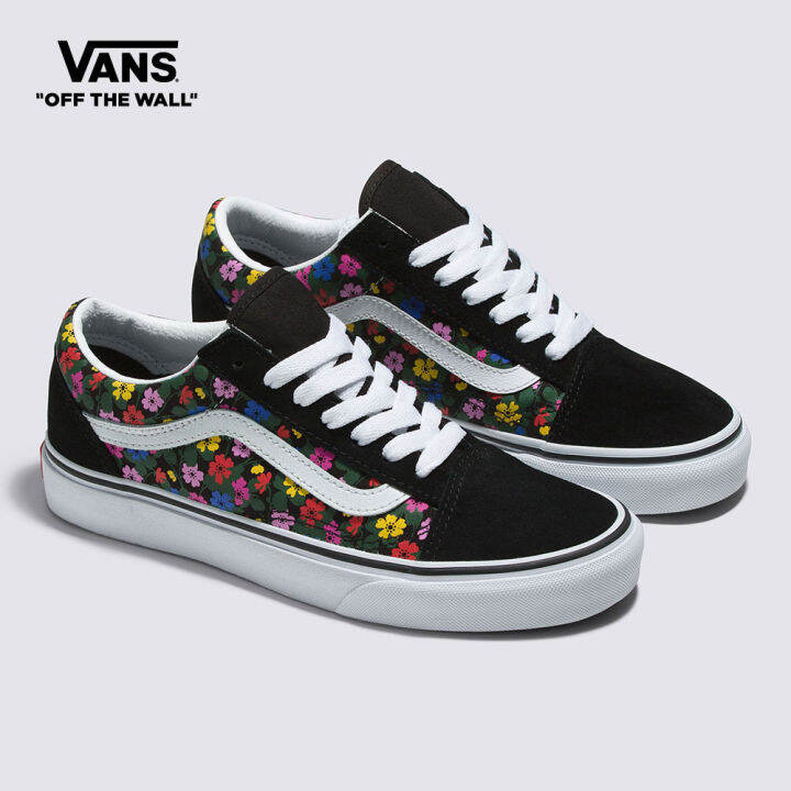 Vans floral old hotsell skool womens shoes