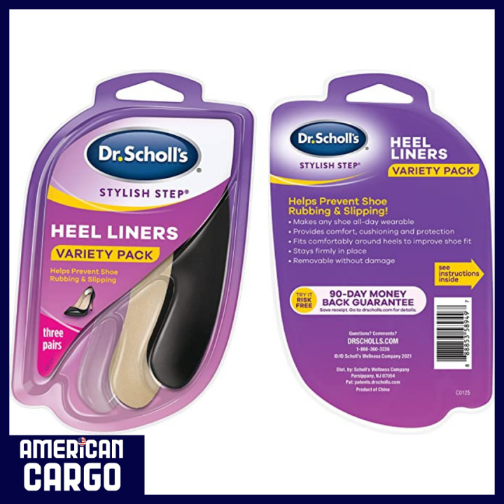 Scholls Foam Heel Liners Variety Pack Prevent Uncomfortable