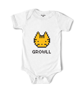 FOXNDUX Pixelate Animal Baby Romper Cotton Cute