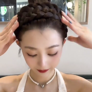 Bện bờm tóc bện hairbands tết bện hairband vô hình tóc bện hairband cho phong cách