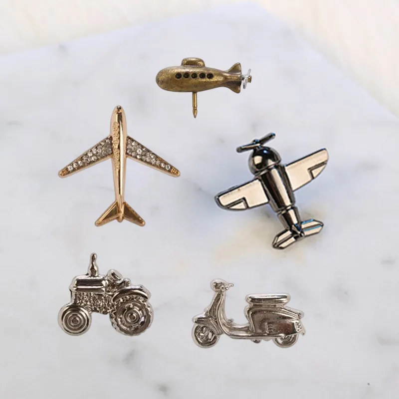 Unisex Sailboat Airplane Brooch Pin Boat Accessory For Men And