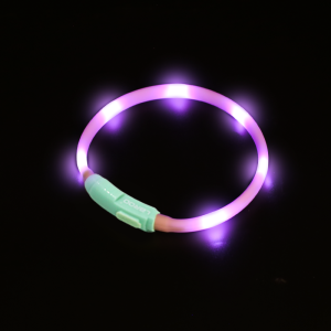 【SG】LAROO Glow Pup LED Dog Cat Collar USB Rechargeable Light Water Resistant Flashing Night Safety Fast Shipping DIY Cuttable Fast Delivery