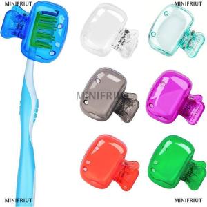 [COD] MINIFRIUT ที่ครอบแปรงสีฟันแบบพกพาที่หนีบตัวป้องกันแปรงสีฟันแบบพกพา