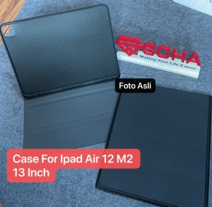 Flip Case Pen Slot iPad Air 6 13 Inch M2 2024 Keyboard Magnetic Stand Smart Keyboard Trackpad / Touchpad