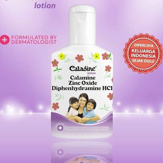 CALADINE LOTION CALAMINE ZINC OXIDE DIPHENHYDRAMINE HCI Lazada Indonesia