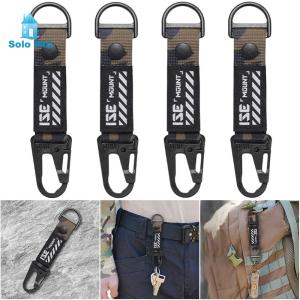 【New Arrival】 4Pcs Camping Hiking Nylon Webbing Buckle Adjustable Hanging Belts for Outdoor Tents and Backpack Accessories