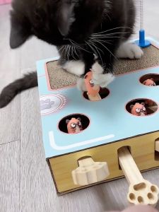 Tifum Cat Playing Hamster Toy Hamster Machine Cute Toys For Cat Kitten Hunting Playing Scratching Bite