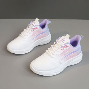 WomenS Shoes 2025 Spring/Summer New Versatile Soft Sole Breathable Casual Sports Mesh Shoes