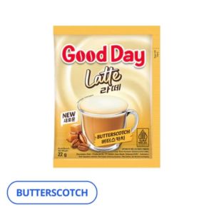 GOOD DAY Kopi Latte Original 22gr / Latte Butterscotch 22gr / Renceng Isi 10 Pcs