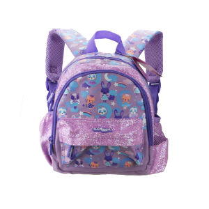smiggle childrens schoolbag girls backpack Purple Rabbit cool kawaii 11 inch 1-3 years old