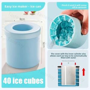 60 Grids Silicone Ice Cube Mold Whiskey Ice Cube Ball Mold Tray Ice Molder Ice Bucket DIY Refrigerator Freeze Ice Maker