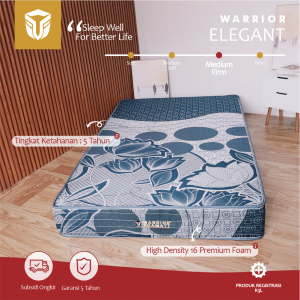 Kasur Busa WARRIOR ELEGANT Original | Ukuran 200 x 120 cm Tebal 20cm Matras Kasur Tebal