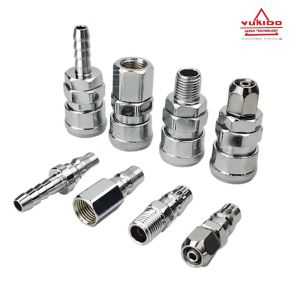 Quick Coupler Connector Angin Neple Kompresor Universal Drat 1/4 Inch