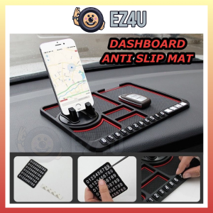 [EZ4U]  Anti Slip Mat Sticky Pad Car Dashboard GPS Phone Holder Stand Parking Phone Number Plate 手机支架
