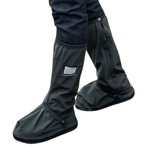 Motorcycle Rain Shoes Cover Anti-slip Waterproof Rain Boot Shoes Cover Motorcycle Bike Reflective Boot Footwear