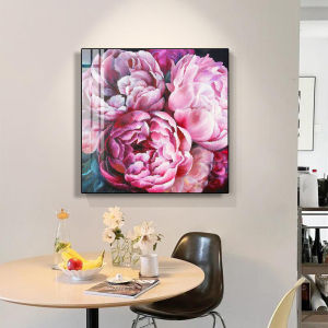 Tranh tráng gương- tranh treo tường hoa lá nghẹ thuậttrang trí tường trống trang nhãtự nhiên