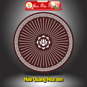 Hào Quang Viền Hoa Văn LED 7 Màu CHÂN THIỆN MỸ Đèn Hào Quang Trang Trí Phòng Thờ Ban Thờ
