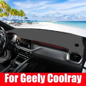 Kail Car Dashboard Avoid Light Pad Instrument Platform Desk Cover Mats Carpets for Geely Coolray SX11 2018 2019 2020 2021 Accessories 3H4K8