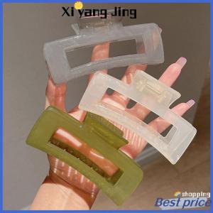XYJ Flash Sale Home Quá Khổ thời trang móng vuốt tóc Clip tóc cho cô gái Phụ Nữ Trong Suốt tóc móng vuốt đuôi ngựa Claw Clip cua Phụ kiện tóc mũ nón