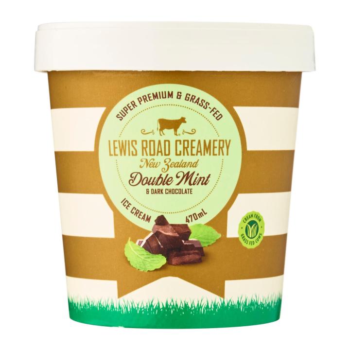 Lewis Road Creamery Double Mint And Dark Chocolate Ice Cream