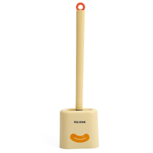 ส่งจากกทม！แปรงขัดห้องน้ำ 2In1 ชุดแปรงล้างห้องน้ำ ที่ขัดขอบชักโครก ส้วมซิลิโคน ความยาว42CM อเนกประสงค์